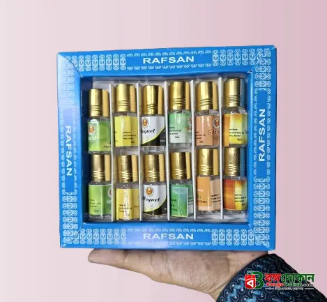 12 pieces halal attar/12 pcs Attar Combo Pack/perfume Ator /Ayna Ator-(3ml each bottle) (MAGNET,KACHA BELI,SHAHI DARBAR,BOKUL FUL,ROJONI GANDHA,GULE LALA - বাংলাদেশে সেরা দাম ও প্রিমিয়াম কোয়ালিটি - বাংলাদেশে সেরা অফার ও দাম