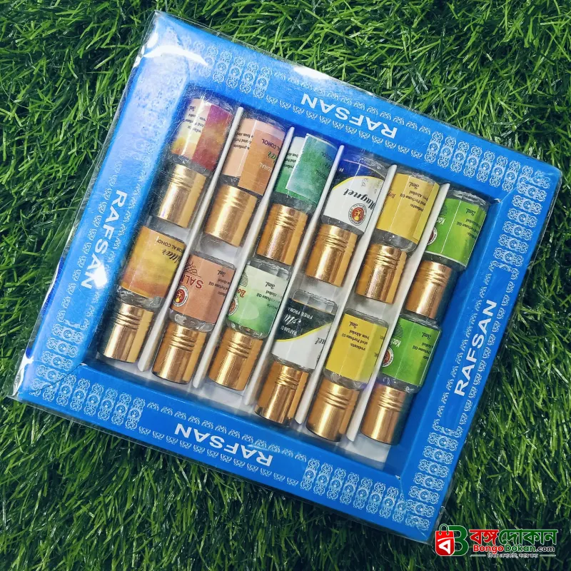 12 pieces halal attar/12 pcs Attar Combo Pack/perfume Ator /Ayna Ator-(3ml each bottle) (MAGNET,KACHA BELI,SHAHI DARBAR,BOKUL FUL,ROJONI GANDHA,GULE LALA - বাংলাদেশে সেরা দাম ও প্রিমিয়াম কোয়ালিটি - গ্যালারি