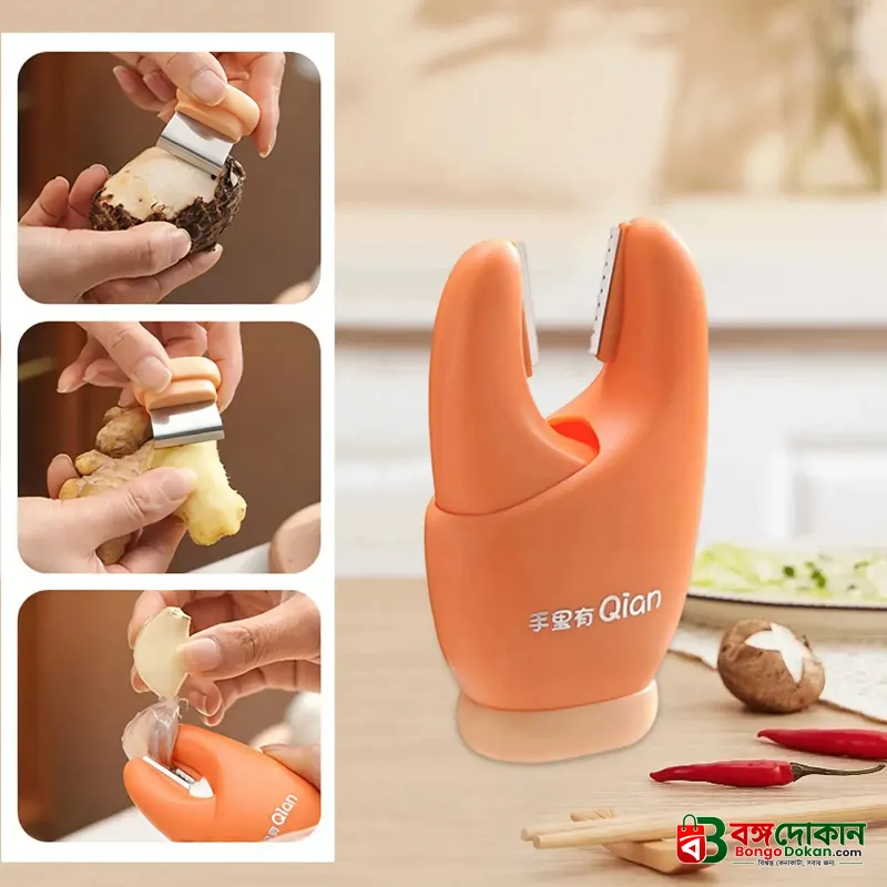 2-in-1 Garlic Peeler Ginger Scraper Tool - বাংলাদেশে সেরা দাম ও লাইফস্টাইল কালেকশন - বাংলাদেশে সেরা অফার ও দাম