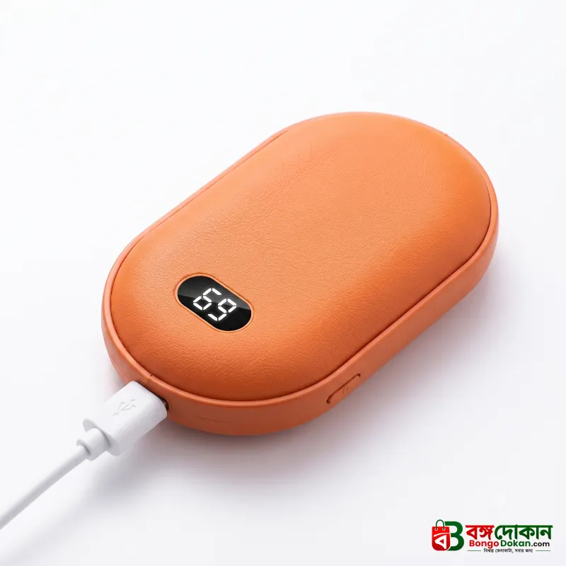 2-in-1 Rechargeable Hand Warmer & Portable Power Bank – Electric Pocket Hand Heater with Digital Temperature Display & Mobile Emergency Charger - বাংলাদেশে সেরা দাম ও স্পেসিফিকেশন - গ্যালারি
