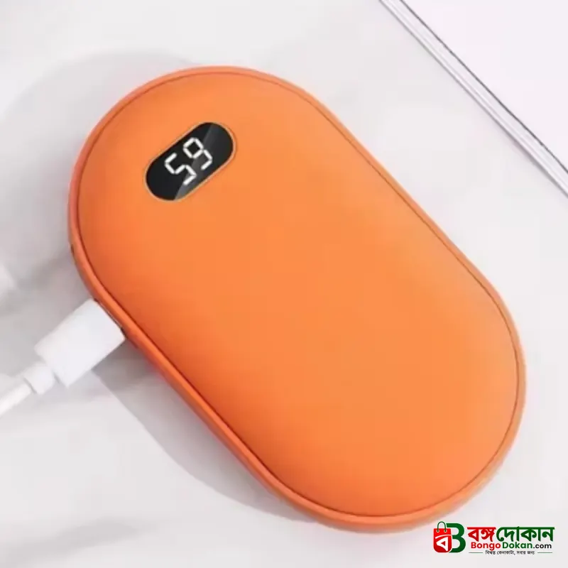 2-in-1 Rechargeable Hand Warmer & Portable Power Bank – Electric Pocket Hand Heater with Digital Temperature Display & Mobile Emergency Charger - বাংলাদেশে সেরা দাম ও স্পেসিফিকেশন - গ্যালারি