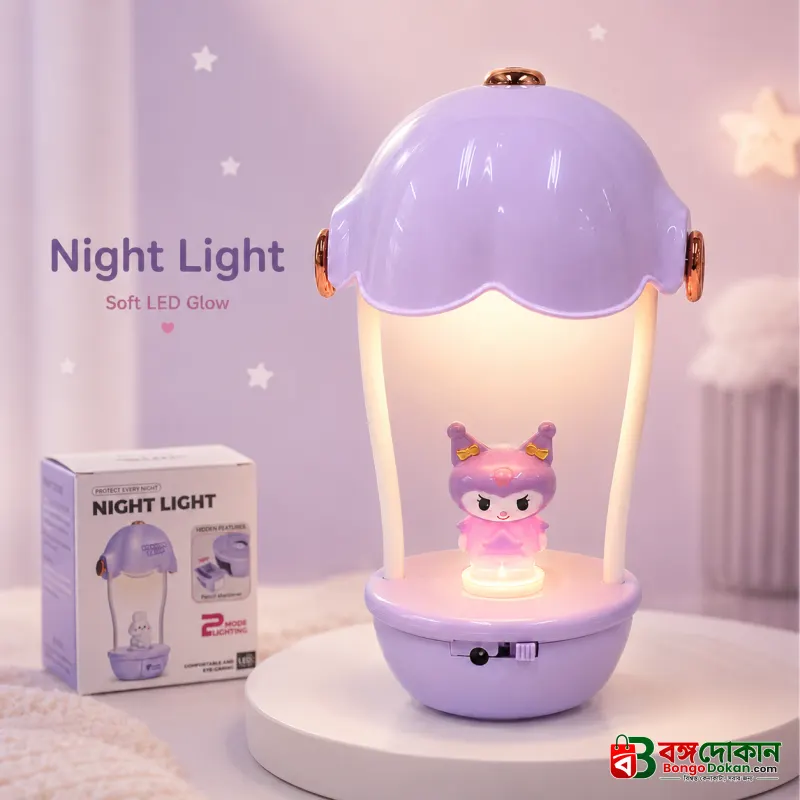 3 in 1 Mini Hot Air Balloon Night Light Desk Lamp with Pencil Sharpener – Cute Kids Study Table Decor & Showpiece - বাংলাদেশে সেরা দাম ও প্রিমিয়াম কালেকশন - বাংলাদেশে সেরা অফার ও দাম