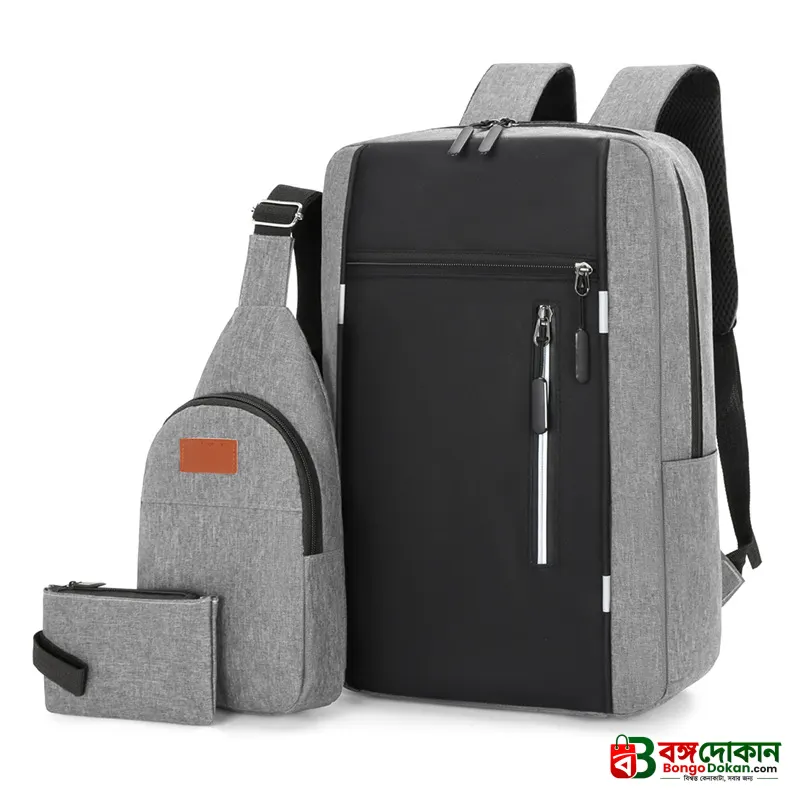 3 Pics Bag Combo Pack (Ash) - বাংলাদেশে সেরা দাম ও লাইফস্টাইল কালেকশন - গ্যালারি