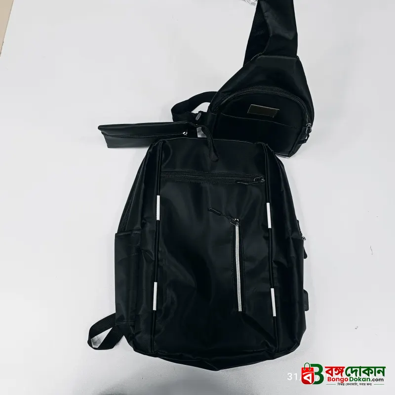 3 Pics Bag Combo Pack(Black) - বাংলাদেশে সেরা দাম ও লাইফস্টাইল কালেকশন - গ্যালারি