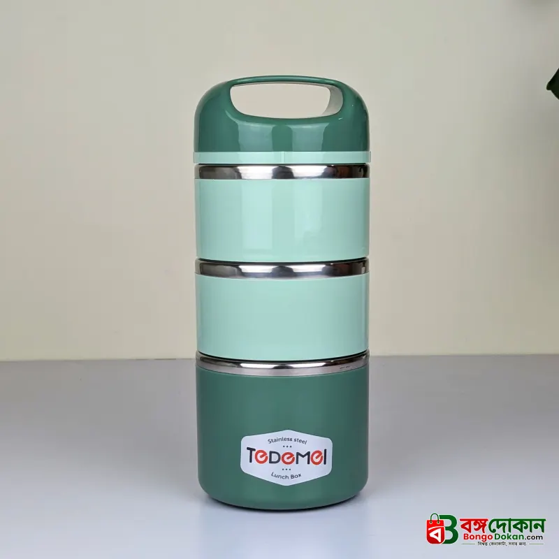 3.5 Layer 1.43L Stainless Steel Lunch Box – Leak-Proof, BPA-Free Airtight Tiffin Box with Handle for Office, School & Travel - বাংলাদেশে সেরা দাম ও নতুন কালেকশন - গ্যালারি