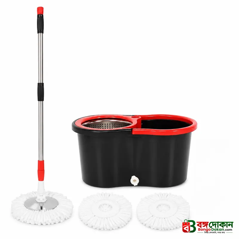 360° auto spin mop bucket home cleaning cotton mop - বাংলাদেশে সেরা দাম ও লাইফস্টাইল কালেকশন - গ্যালারি