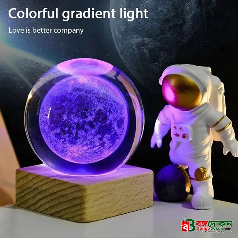 3D Crystal Ball Night Light - বাংলাদেশে সেরা দাম ও লাইফস্টাইল কালেকশন - বাংলাদেশে সেরা অফার ও দাম