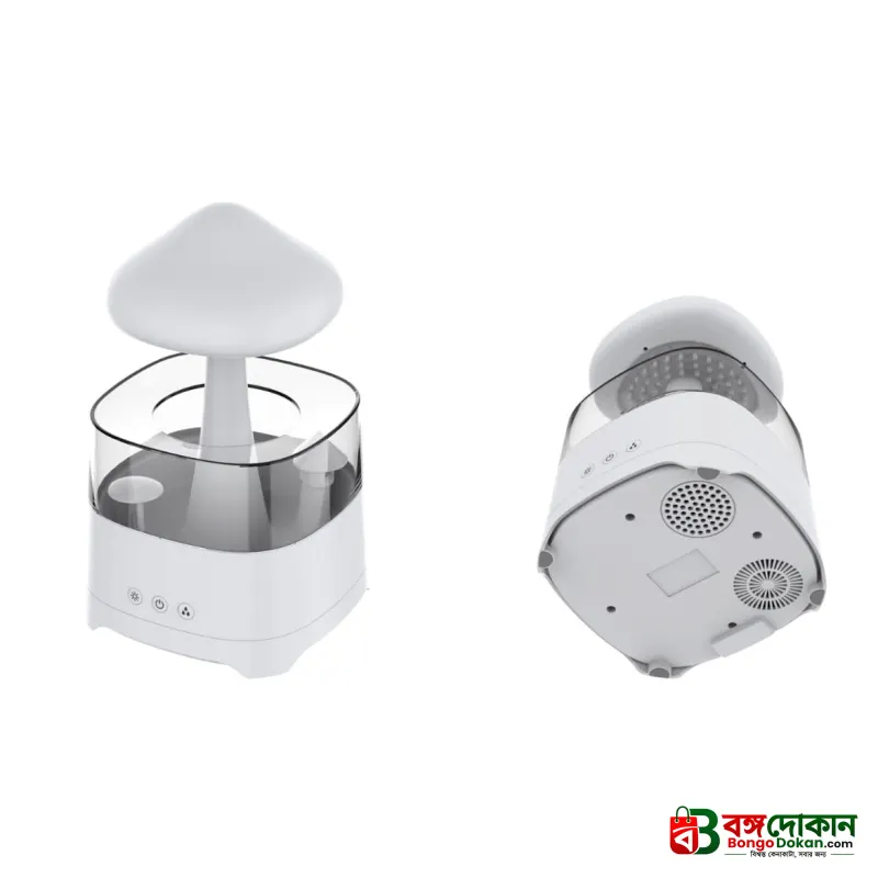 5-in-1 Rain Cloud Humidifier & Bluetooth Speaker – 450ml Capacity, Relaxing Rain Sound, 7-Color Ambient Light & Smart Anti-Dry Protection - বাংলাদেশে সেরা দাম ও স্পেসিফিকেশন - গ্যালারি