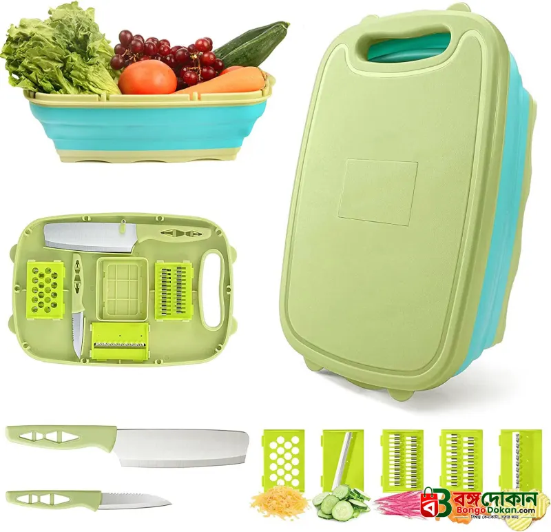 9-in-1 Foldable Silicon Chopping Board set - বাংলাদেশে সেরা দাম ও লাইফস্টাইল কালেকশন - বাংলাদেশে সেরা অফার ও দাম