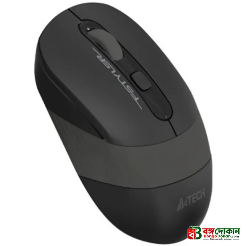 A4Tech FG10 2.4GHz Wireless Optical Mouse – Silent Click, Ergonomic Symmetric Design, 10-15M Range, Nano USB Receiver & Long Battery Life - বাংলাদেশে সেরা দাম ও স্পেসিফিকেশন - গ্যালারি