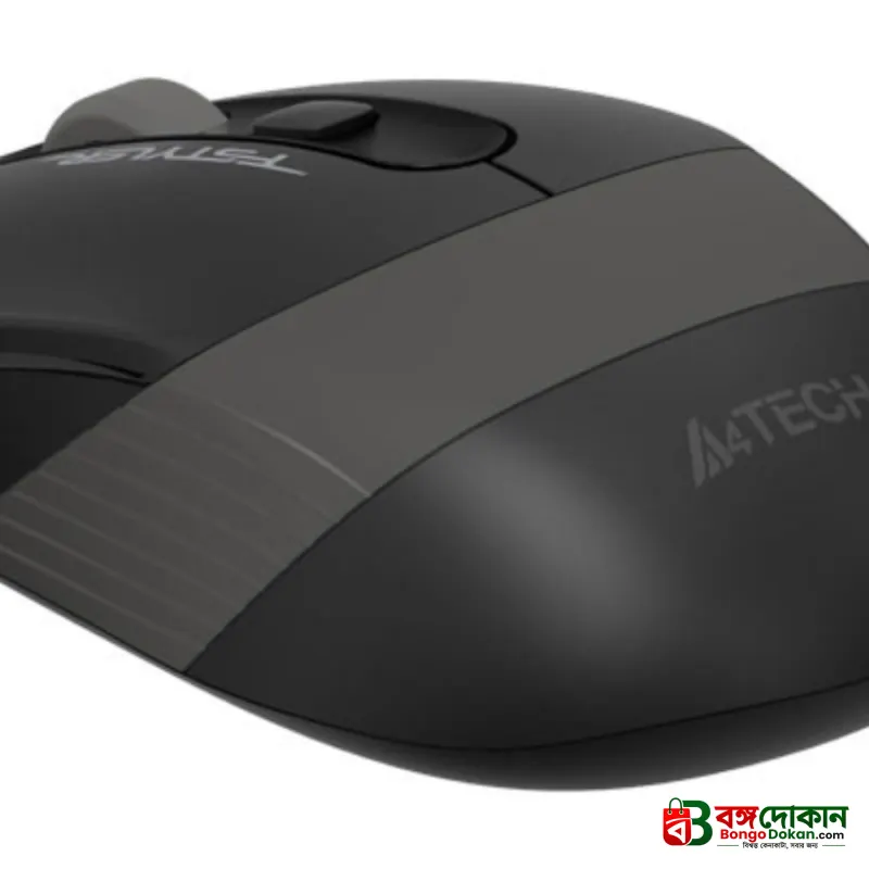 A4Tech FG10 2.4GHz Wireless Optical Mouse – Silent Click, Ergonomic Symmetric Design, 10-15M Range, Nano USB Receiver & Long Battery Life - বাংলাদেশে সেরা দাম ও স্পেসিফিকেশন - গ্যালারি