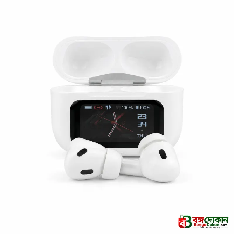 A9 Pro True Wireless Earbuds – Smart Touch Screen Display, ANC & ENC Noise Cancellation, Dedicated App Support & TWS Bluetooth Earphones - বাংলাদেশে সেরা দাম ও স্পেসিফিকেশন - গ্যালারি
