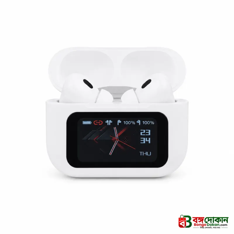 A9 Pro True Wireless Earbuds – Smart Touch Screen Display, ANC & ENC Noise Cancellation, Dedicated App Support & TWS Bluetooth Earphones - বাংলাদেশে সেরা দাম ও স্পেসিফিকেশন - গ্যালারি