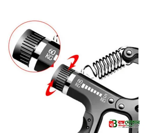 Adjustable Power Exercise Gripper Strengthener Hand Grip with Counter 5kg to 60kg Presser 1 pc - বাংলাদেশে সেরা দাম ও লাইফস্টাইল কালেকশন - গ্যালারি