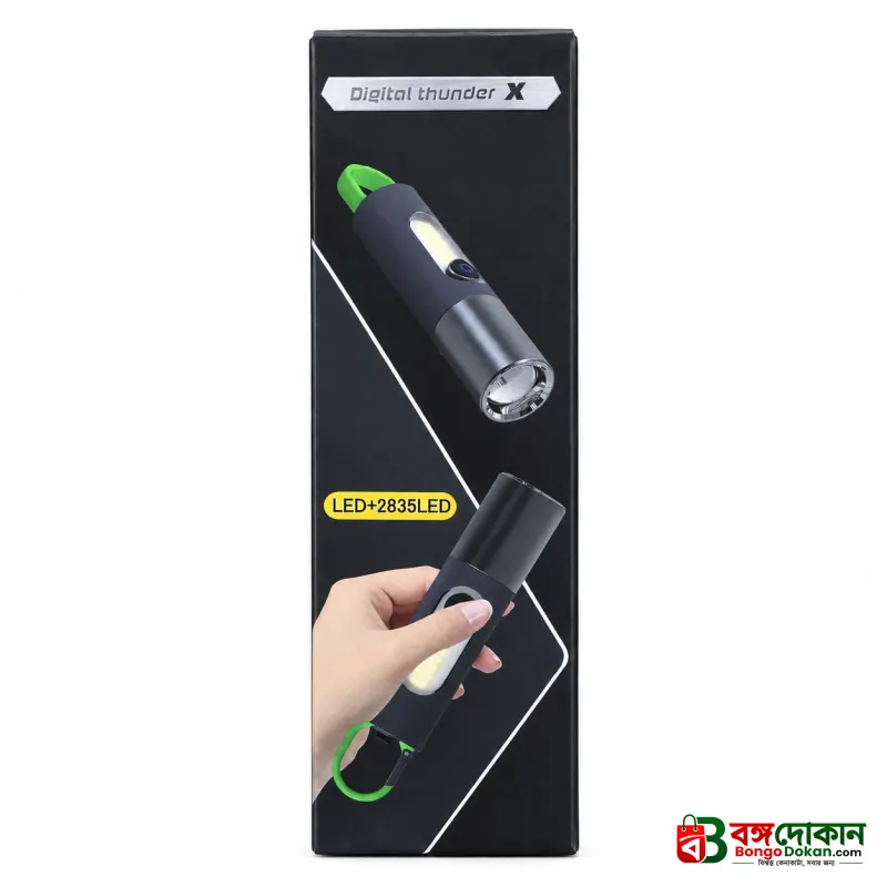 ALLYES LED Rechargeable Tactical Flashlight – Zoomable High-Lumen Torch with 4 Lighting Modes, IP65 Waterproof & Type-C Fast Charging - বাংলাদেশে সেরা দাম ও স্পেসিফিকেশন - গ্যালারি