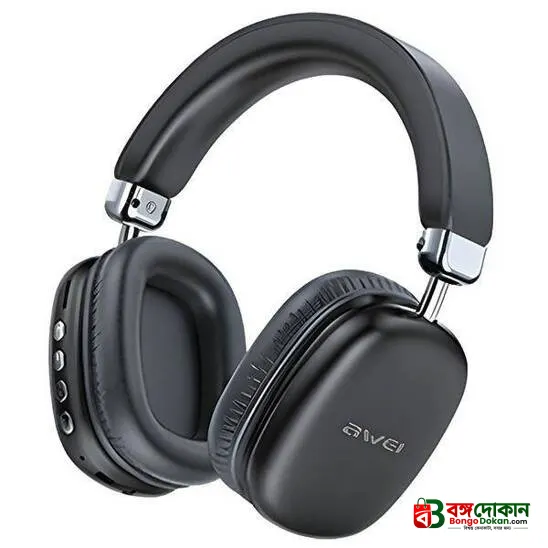 Awei AT8 Bluetooth Wireless Over-Ear Headphone – Bluetooth 5.4 Headset with 40mm Drivers, 40-Hour Playback, Type-C Fast Charging & Built-in Mic - বাংলাদেশে সেরা দাম ও স্পেসিফিকেশন - গ্যালারি