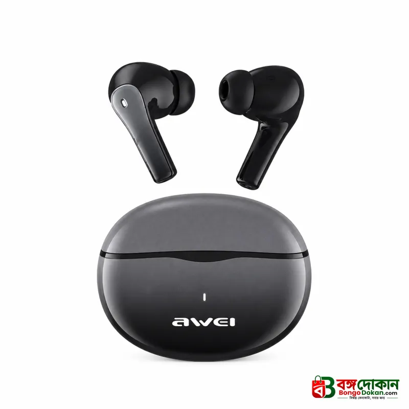 Awei T62 True Wireless Earbuds – Bluetooth 5.3 TWS with 4-Mic ENC Noise Cancelling, 10mm Drivers, IPX5 Waterproof & 300mAh Case - বাংলাদেশে সেরা দাম ও স্পেসিফিকেশন - গ্যালারি