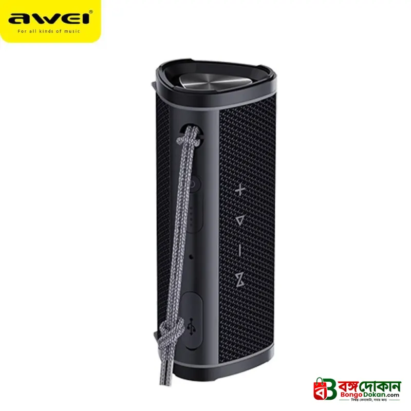Awei Y331 Portable Wireless Bluetooth 5.0 Speaker – 10W Dual Drivers, 2000mAh Battery, 10H Playtime, Hands-Free Calling & TF/AUX Support (6 Months Warranty) - বাংলাদেশে সেরা দাম ও স্পেসিফিকেশন - গ্যালারি