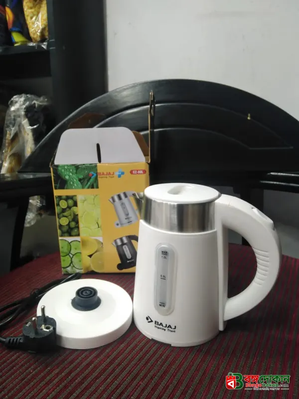 Bajaj Majesty New 1-Litre Cordless Kettle (White) - বাংলাদেশে সেরা দাম ও লাইফস্টাইল কালেকশন - গ্যালারি