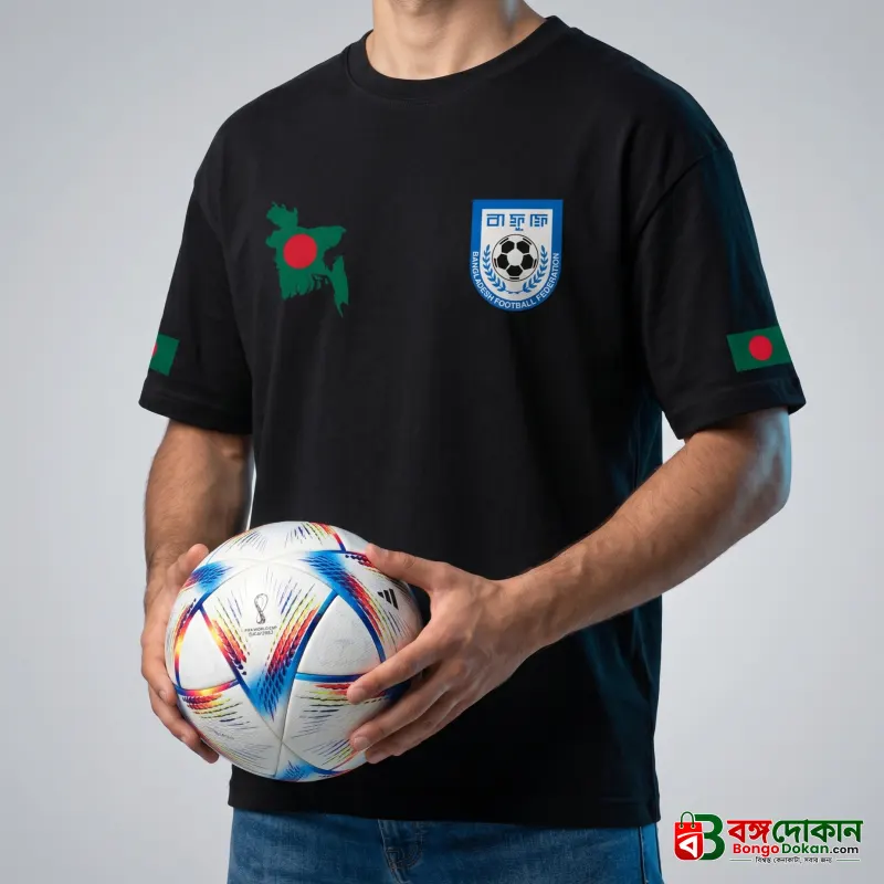 Bangladesh Football Edition Premium Drop-Shoulder - বাংলাদেশে সেরা দাম ও নতুন কালেকশন - বাংলাদেশে সেরা অফার ও দাম