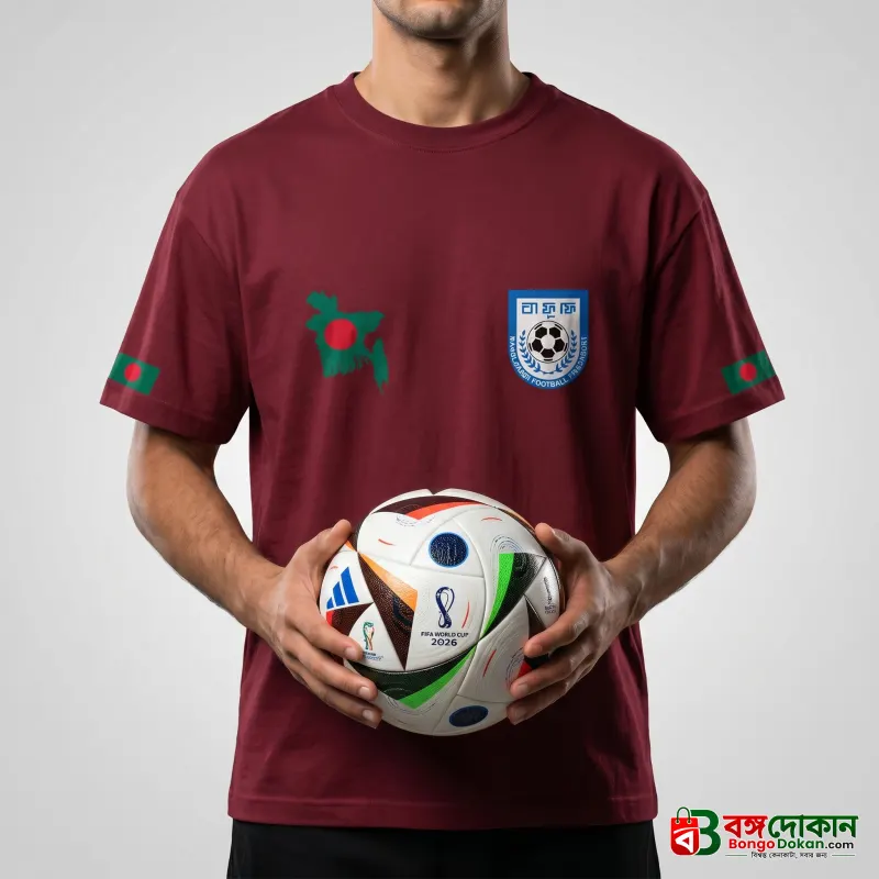 Bangladesh Football Edition Premium Drop-Shoulder - বাংলাদেশে সেরা দাম ও নতুন কালেকশন - বাংলাদেশে সেরা অফার ও দাম