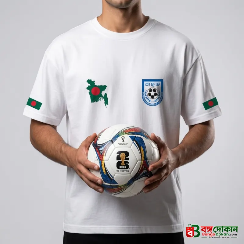 Bangladesh Football Edition Premium Drop-Shoulder - বাংলাদেশে সেরা দাম ও নতুন কালেকশন - বাংলাদেশে সেরা অফার ও দাম