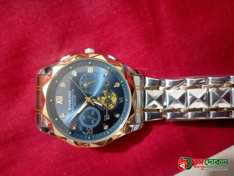 BINBOND B1236 Brand Fashion Tourbillon Dial Quartz Watches Men’s Luxury Stainless Steel - বাংলাদেশে সেরা দাম ও নতুন কালেকশন - গ্যালারি
