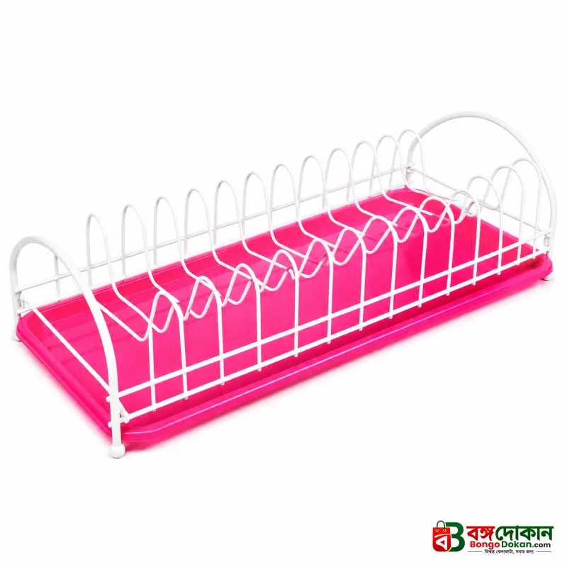 Binca Multi-Purpose Dish Rack – Elegant Steel Kitchen Dish Drainer with Removable Plastic Tray & Utensils Holder - বাংলাদেশে সেরা দাম ও নতুন কালেকশন - গ্যালারি