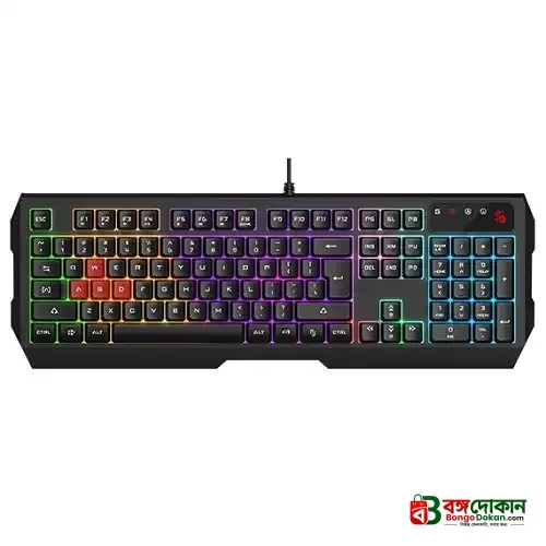 Bloody B135N Neon Gaming Keyboard – 1000Hz Report Rate, Neon Backlit, Double Water-Resistant, Screw-Enhanced Space-Bar & USB Wired Connection - বাংলাদেশে সেরা দাম ও স্পেসিফিকেশন - গ্যালারি