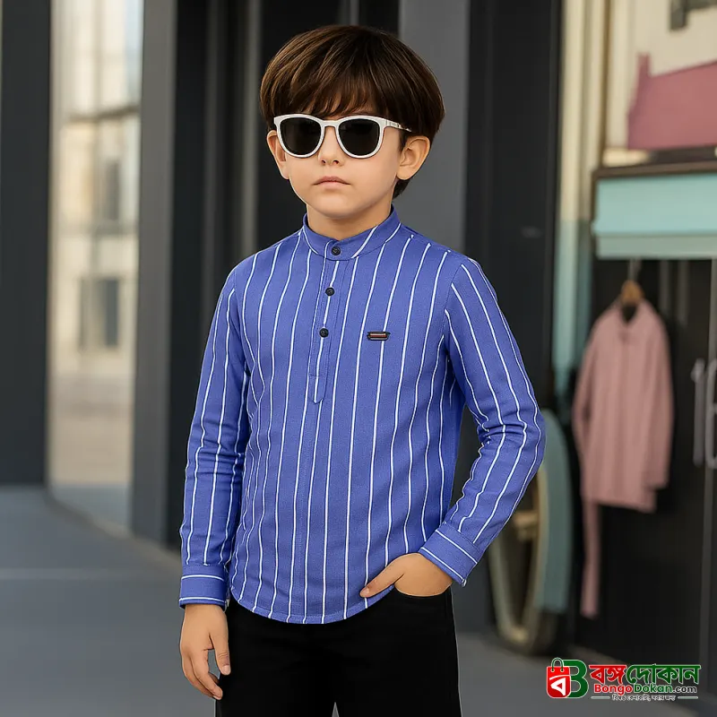 Boys' Premium Striped Cotton Katua - বাংলাদেশে সেরা দাম ও নতুন কালেকশন - বাংলাদেশে সেরা অফার ও দাম
