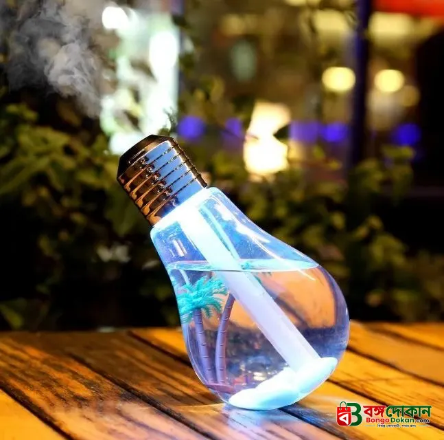 Bulb Humidifier - LED Colour Changing Light Bulb Air Purifier Essential Oil Air Freshener Night Ligh - বাংলাদেশে সেরা দাম ও স্পেসিফিকেশন - গ্যালারি