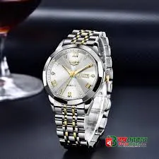 Butter Fly Lock OLEVS 9931G New Exclusive Design Quartz Watch for Men Silver - বাংলাদেশে সেরা দাম ও নতুন কালেকশন - গ্যালারি
