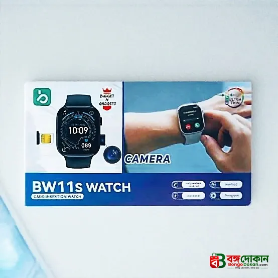 BW11s Camera Smart Watch SIM Support Fitness Tracking Smart Watch 2.1 Display - বাংলাদেশে সেরা দাম ও স্মার্ট ফিচার - গ্যালারি