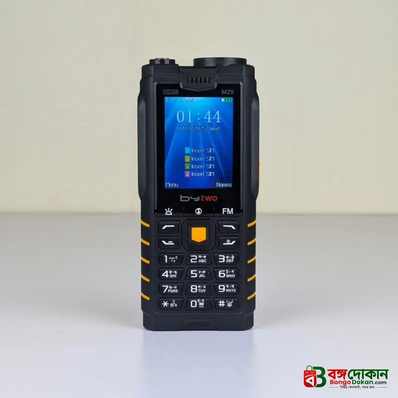 Bytwo M25 Power Bank Feature Phone – 4-SIM Slot, 5200mAh Battery with Power Bank Function, External Antenna, Magic Voice & 2.8" QVGA Display - বাংলাদেশে সেরা দাম ও স্পেসিফিকেশন - গ্যালারি
