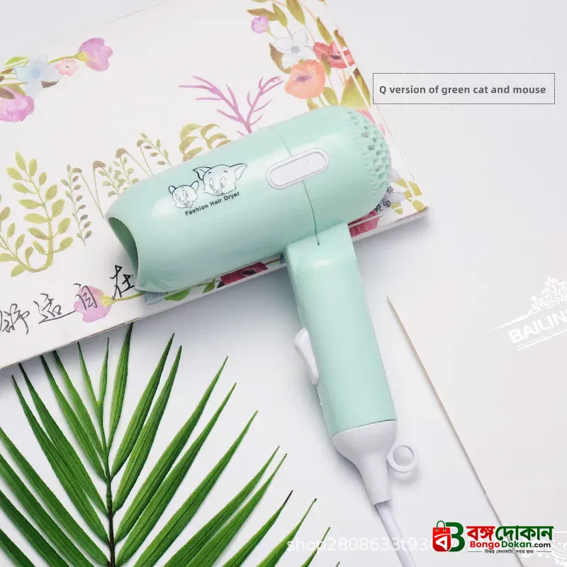 Cartoon Fashion Hair Dryer for Children/Students/Dormitories/Travel Portable Foldable 2-speed Home Hair Dryer - বাংলাদেশে সেরা দাম ও আকর্ষণীয় খেলনা - গ্যালারি