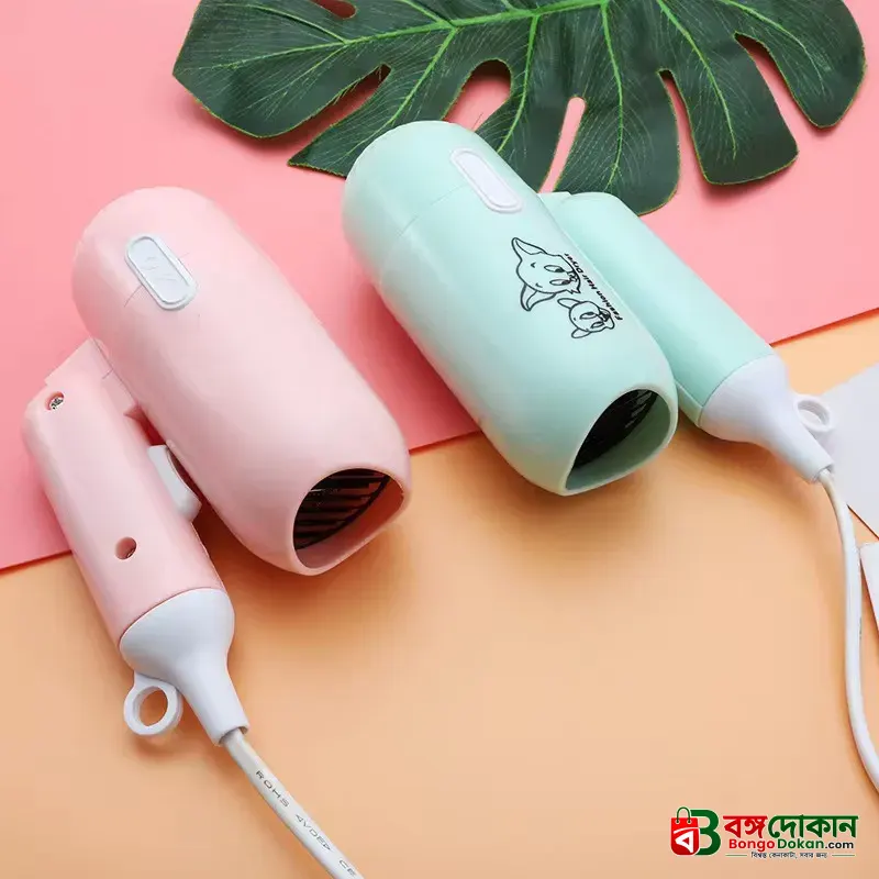 Cartoon Fashion Hair Dryer for Children/Students/Dormitories/Travel Portable Foldable 2-speed Home Hair Dryer - বাংলাদেশে সেরা দাম ও আকর্ষণীয় খেলনা - গ্যালারি