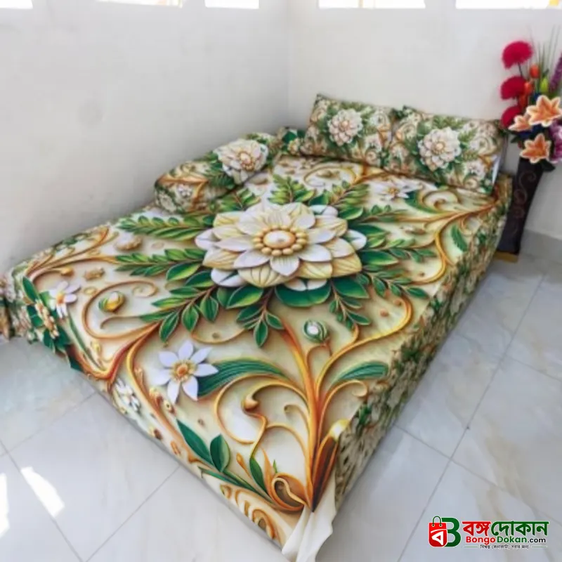 China Premium 3D Design Bed Sheet - বাংলাদেশে সেরা দাম ও লাইফস্টাইল কালেকশন - গ্যালারি