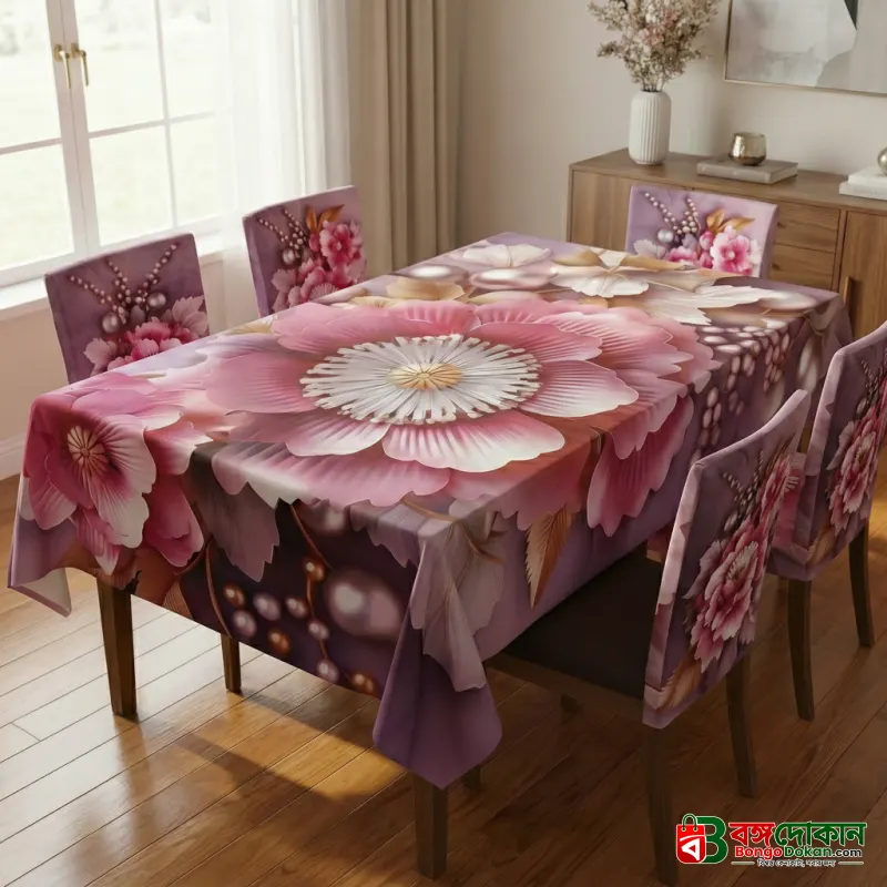 China Premium 3D Print Table Cloth Set - বাংলাদেশে সেরা দাম ও লাইফস্টাইল কালেকশন - বাংলাদেশে সেরা অফার ও দাম