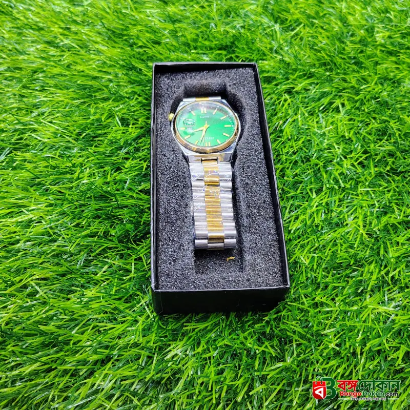 Citizen Watch Silver & Golden Chain with Green Display - বাংলাদেশে সেরা দাম ও নতুন কালেকশন - গ্যালারি