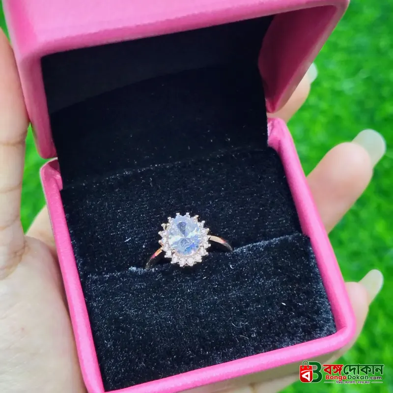 Classic Crystal Crown Ring – Golden Finish - বাংলাদেশে সেরা দাম ও এক্সক্লুসিভ ডিজাইন - গ্যালারি