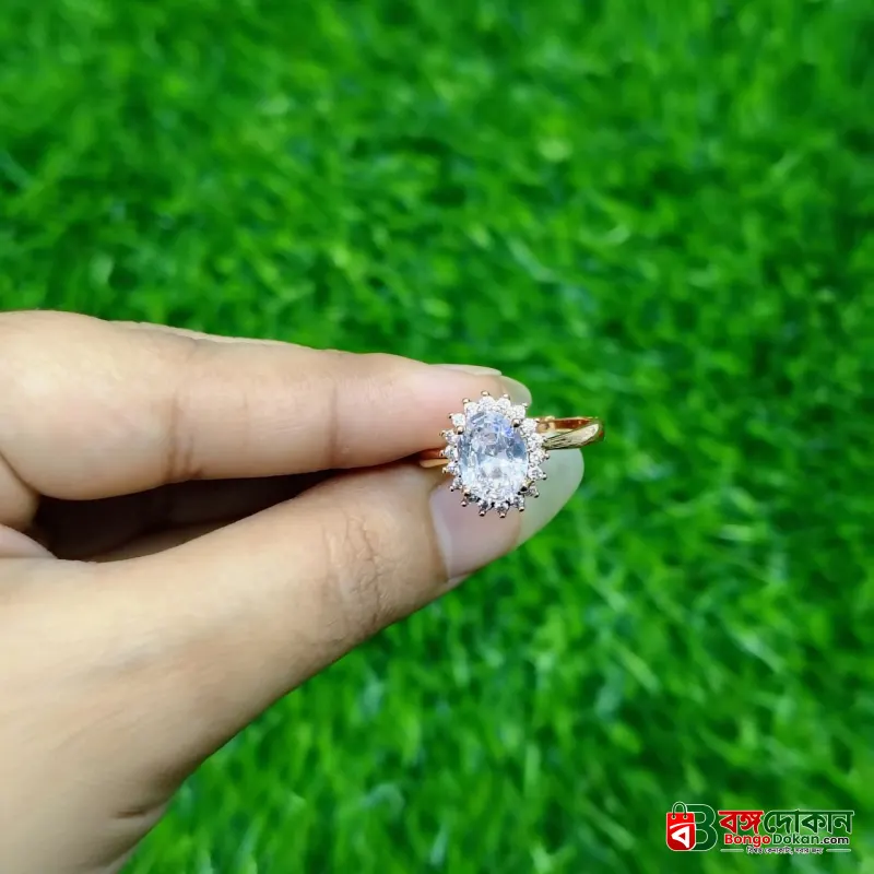 Classic Crystal Crown Ring – Golden Finish - বাংলাদেশে সেরা দাম ও এক্সক্লুসিভ ডিজাইন - গ্যালারি