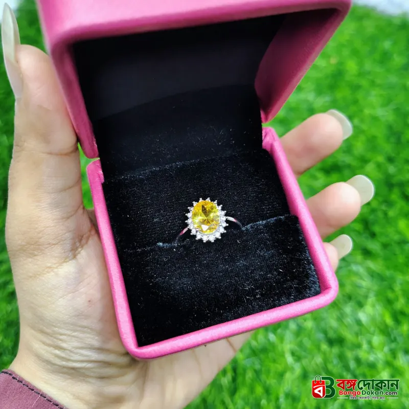 Classic Crystal Crown Ring – Golden Finish - বাংলাদেশে সেরা দাম ও এক্সক্লুসিভ ডিজাইন - গ্যালারি