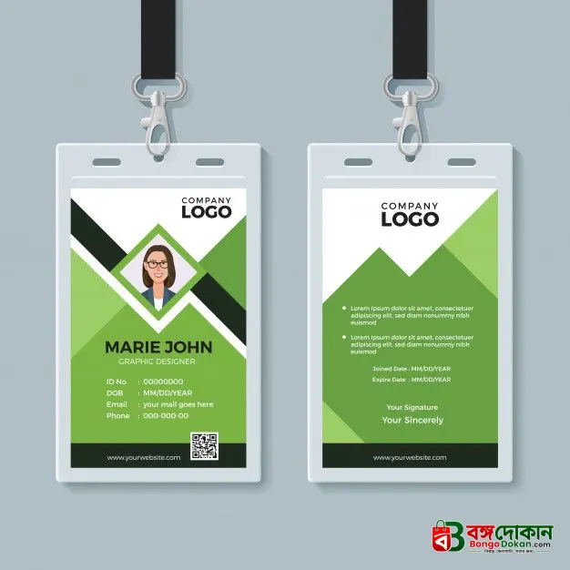 Customize ID Card UV Print (with Card, Ribbon, Cover) - বাংলাদেশে সেরা দাম ও কাস্টমাইজড কালেকশন - বাংলাদেশে সেরা অফার ও দাম