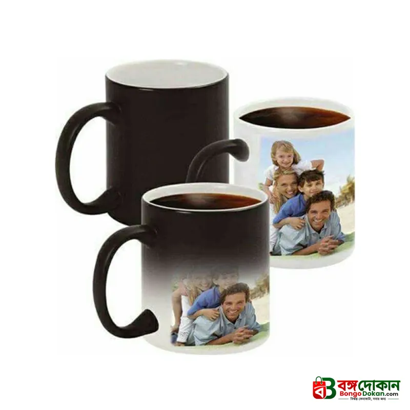 Customized Printed Magic Mug – Black - বাংলাদেশে সেরা দাম ও লাইফস্টাইল কালেকশন - বাংলাদেশে সেরা অফার ও দাম