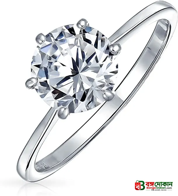 Diamond Cut Zirconia Superflow Ring (Adjustable) - বাংলাদেশে সেরা দাম ও এক্সক্লুসিভ ডিজাইন - গ্যালারি