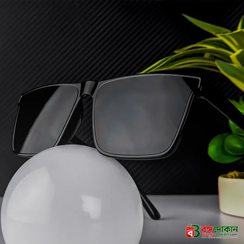 Double Poly Men-Women Trendy Look Stylish Black Sunglass for Summer Outdoor Sunglasses - বাংলাদেশে সেরা দাম ও আকর্ষণীয় কালেকশন - গ্যালারি
