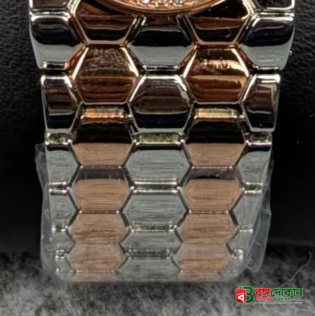 Elegant Multti Ladies Quartz Watch with Crystal Bezel – Premium Bracelet Design (White Dial) - বাংলাদেশে সেরা দাম ও আকর্ষণীয় কালেকশন - গ্যালারি