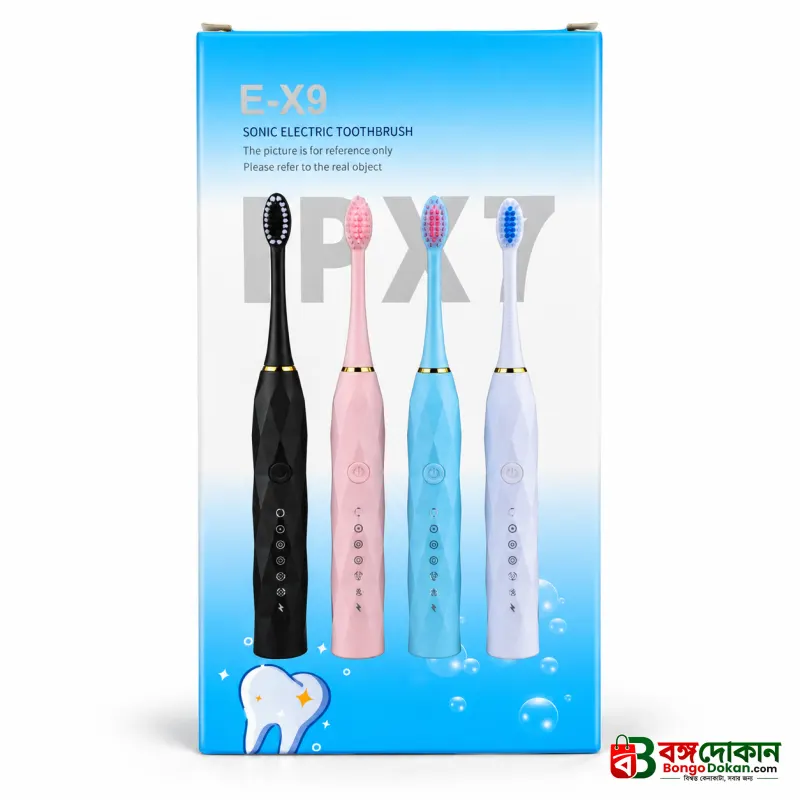 E-X9 Sonic Electric Toothbrush - বাংলাদেশে সেরা দাম ও স্পেসিফিকেশন - গ্যালারি