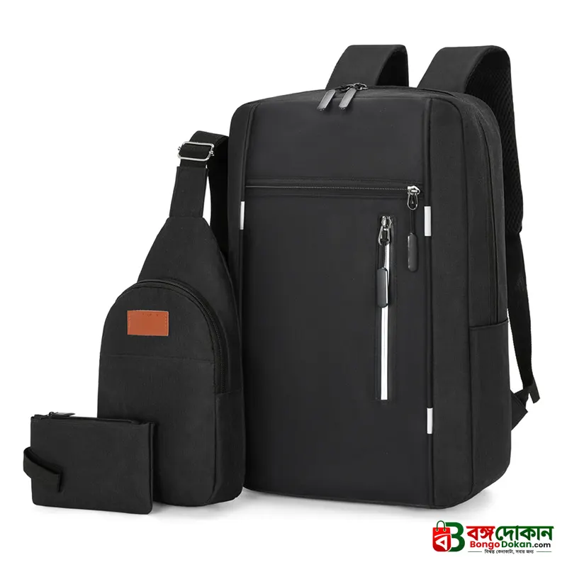 Exclusive 3-in-1 Bag Set with Free Watch! - বাংলাদেশে সেরা দাম ও অরিজিনাল কালেকশন - গ্যালারি