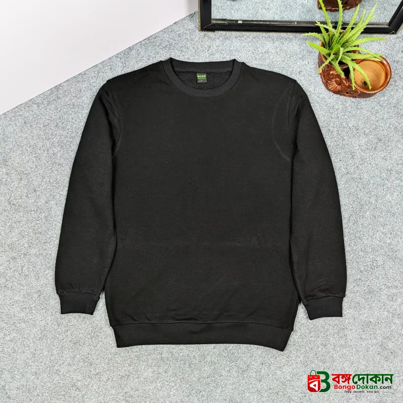 Full Sleeve Sweat Shirt (Black) - বাংলাদেশে সেরা দাম ও উইন্টার কালেকশন - বাংলাদেশে সেরা অফার ও দাম